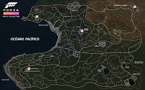 Forza horizon 5 | welcome to mexico. Forza Horizon 5 Mexico Concept Map Forza