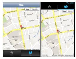 how to show current location on google map in icenium