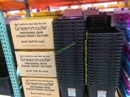 $159.99 after $60 off saferacks 4 ft. Greenmade Storage Bins With Lids 12 Gallon 2 Pack Costcochaser