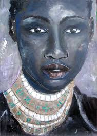 Portrait De Femme Africaine, Painting by Philippe Blanchard