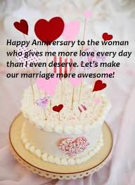 Birthday Cake For Wife With Quotes Marriage Anniversary Cute Cake Wishes Images For Wife Happy Anniversary Cakes Wedding Anniversary Wishes Marriage Anniversary Cake