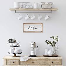 Antique farmhouse offers multiple sales events that include furniture, design lines, décor and art products at incredible savings focused around industrial decor, farmhouse decor, shabby chic, industrial vintage and vintage reproductions. Buy Kitchen Sign Rustic Kitchen Decor Sign Modern Farmhouse Kitchen Decor Kitchen Wall Decor Rustic Home Decor Country Kitchen Decor With Solid Wood Frame 8x17 Inch Online In Turkey B08653gxnd