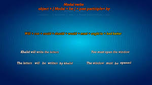Auxiliary verbs include forms of do, be. Ø´Ø±Ø­ Ø§Ù„Ù…Ø¨Ù†ÙŠ Ù„Ù„Ù…Ø¬Ù‡ÙˆÙ„ Passive Voice In English English With Toustous