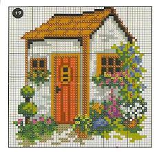Sandilandya Maison Fleurie Kreuzstich Stoffblumen Stickvorlagen