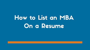 An mba resume concisely outlines your educational and professional accomplishments for your making your mba resume easy to scan increases the chance that the admissions committee will notice your rather than devoting space to a job description or a discussion of your responsibilities, focus. How To List An Mba On A Resume With Examples Zipjob