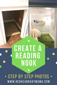 Kids nook masal anlatıcılığı sanatını türkiye de ilk defa bir kitabeviyle birleştiren özgün bir projedir. Kids Under The Stairs Reading Nook Redhead Baby Mama Atlanta Blogger