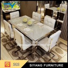 Dining room table sets are a fast way to make a dining room look perfectly pulled together. Stainless Steel Furniture Dining Table Set Square Dinner Table China Stainless Steel Dining Table Royal Dining Set Made In China Com