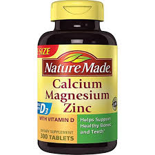 Calcium, magnesium, zinc and vitamin d3 help strengthen your bones in a variety of ways. Nature Made Calcium Magnesium Zinc With Vitamin D Tablets 8816196 Blain S Farm Fleet
