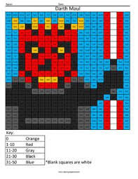 Sales@colorware.com sales and support hours: Star Wars Multiplication And Division Coloring Squared Graph Paper Art Cross Stitch Pictures Star Wars Colors