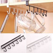 Maybe you would like to learn more about one of these? 6 Hooks Cup Holder Hang Kitchen Cabinet Under Shelf Storage Rack Organiser Walmart Canada