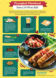 Bumbu dasar & sambal bali. Infografik 7 Langkah Membuat Sate Lilit Khas Bali Yang Gurih Lembut Kumparan Com