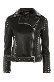 Studded Pu Biker Jacket Leather Jackets Women Leather Jacket Style Leather Jacket