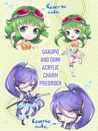 Camui gackpomale30homosexualeggplant samurai(parody and unofficial account). Vocaloid Acryl Charms Gumi Megpoid Schlusselanhanger Megpoid Etsy