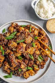 Sticky Teriyaki Tofu And Cauliflower With Silan Recipe Quick Vegetarian Meals Teriyaki Tofu Recipes