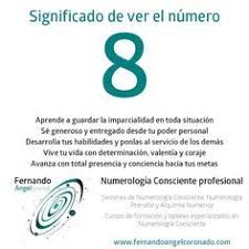 Significado De Ver El Numero 8 Numerologia Numerologia Significado Frase Del Dia