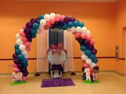 Arch Doc Mcstuffins Baby Shower Baby Shower Parties Birthday Party Themes First Birthday Parties