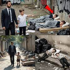 Royal - “LOOK, DAD, THERE ARE THE KIDS IN THE TRASH WHO LOOK LIKE ME!” — THE BOY WHO SHOCKED A BILLIONAIRE… “Dad, the two kids sleeping in the trash look just
