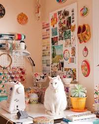 How my sewing room looked in 2013. 10 Of The Niftiest Craft Rooms We Ve Ever Seen Blog Craft Room Craft Room Design Nifty Crafts