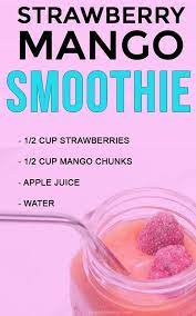 Strawberry Mango Smoothie Strawberry Mango Smoothie Mango Smoothie Popular Smoothie Recipes