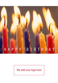 Design of business cards with corporate party. Personalised Client Birthday Cards Corporate Greetings Uk