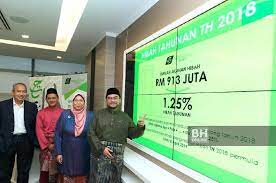 Lembaga tabung haji (th) dijangka akan mengumumkan bonus tahunan (hibah) bagi kewangan berakhir 31 disember 2020 kepada pendeposit pada berikut adalah carta senarai agihan pendapatan peratusan bonus (hibah) tahunan tabung haji (th) dan bonus (hibah) haji bagi tahun terkini dan. Tabung Haji Umum Hibah 1 25 Peratus