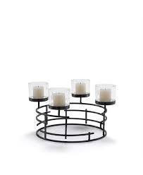 It's made with sturdy metal and can accommodate. Danya B Metallic Smoke Round Candleholder Reviews Candle Holders Home Decor Macy S