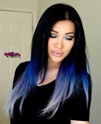 The wondering thigh is that blue will seem very faint on black or brown hair as a tinge which you will see in the light. 115 Fascinating Blue Black Hair Ideas