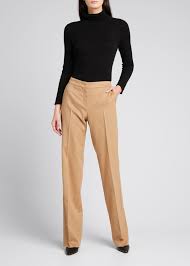 Shop new and gently used max mara trouser pants and save up to 90% at tradesy, the marketplace that makes designer resale easy. Max Mara Pescia Camel Hair Straight Leg Trousers Bergdorf Goodman
