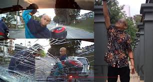 Nasir bin hamzah tidak perlu diperkenalkan lagi. Foto Pecahkan Cermin Kereta Netizen Jumpa Facebook Abang Botak Yoy Network