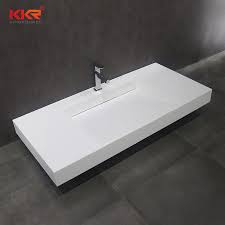 Learn how to build a diy bathroom vanity with free plans by shanty2chic. China Artificial Stone Trough Sink Two Faucets Bathroom Vanity Sets Sinks China Solid Surface Basin Vanity Basin