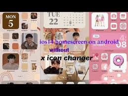Ios 14 Customization On Android Without X Icon Changer How To Customize Your Widgets And App Icons Youtube In 2020 Homescreen App Icon Homescreen Layout