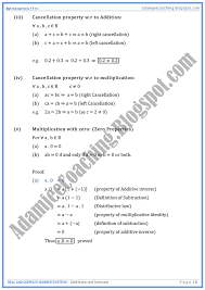 Adamjee Coaching Real And Complex Number Systems Definitions And Formulae Mathematics 11th Complex Numbers Mathematics Number System