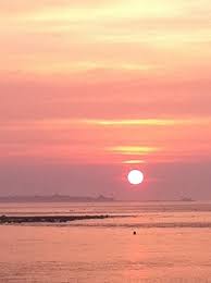 Isn T It Romantic Lets Watch The Sunset Together Peach Landscape Pink Sunset Sunset