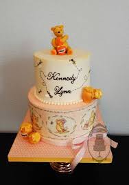 Classic Winnie The Pooh Baby Shower Cakes Girl Winnie The Pooh Cake Baby Boy Shower