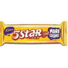 Cadbury 5 Star Chocolate Bar, 40 g – Satyam Store