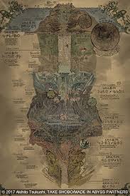 Image Result For Made In Abyss Map Map Fantasy Map