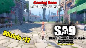 Open virtual world is perfect for those who want to add variety to the gameplay. Sword Art Online Black Swordsman Ace Register
