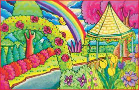 Cara menggambar dan mewarnai kebun bunga gradasi warna oil pastel youtube kebun bunga taman bunga menggambar bunga. Contoh Gambar Taman Bunga Yang Mudah Digambar