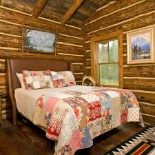 Log cabin themed bedroom decor. Log Cabin Bedroom Houzz