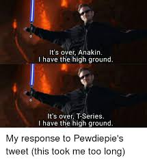 I have the high ground meme. Gif Image Most Wanted I Have The High Ground Anakin Gif