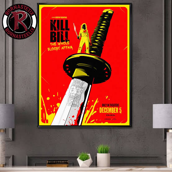 Kill Bill The Whole Bloody Affair A Film By Quentin Tarantino In Theaters  December 5 2025 Poster Canvas Decor - Rornasteelix
