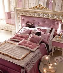 Stunning bedroom design idea with purple walls and accents in gold! 80 Inspirational Purple Bedroom Designs Ideas Hative