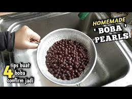Bubble tea is a popular drink invented in taiwan in the 1980s. Homemade Boba Pearls Brown Sugar Milk Tea By Cik Dadida Youtube