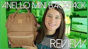 Anello urban street unisex travelling backpack student rucksack big capacity. Anello Mini Backpack Review Youtube