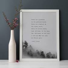 Lord Byron Nature Poem There Is A Pleasure In The Pathless Woods Gifts For Men Poetry Art Quote Poster Trees Art For Him Nature Poem Poetry Art Quote Prints
