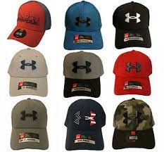 New Men S Under Armour Stretch Fit Hat Flex Cap Size M L Lg Xl Xl 2xl Ebay