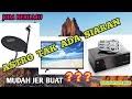 Piring astro (lnb dish) yang baharu telah dibeli dan dipasang untuk mendapatkan signal astro njoi. Cara Mudah Memasang Piring Astro Njoi
