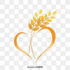 Wheat Logo Yellow Heart Shaped Vector Png Transparent Clipart Image And Psd File For Free Download Lotus Logo Snapchat Logo Light Bulb Icon