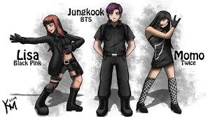 Artstation Lisa Blackpink Jungkook Bts Momo Twice Fan Art Kevin Edwin Mijares Bts jungkook kpop stray kids twice exo how you like that itzy jisoo blackpink lisa blackpink rose.