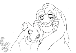 Mufasa in trouble coloring pages hellokids com. Floriciarose97 Sarabi Lion King Coloring Pages